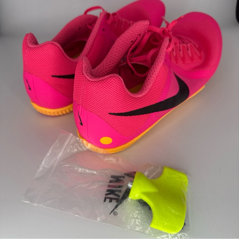 New Nike Zoom Rival 'Hyper Pink Orange' DC8749-600 Men's Track Spike Shoes Sz 11 - Picture 3 of 6
